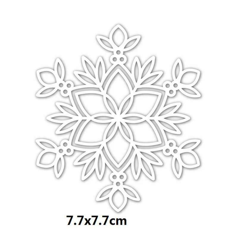 Snowflake Metal Cutting Dies Stencil Scrapbooking DIY Album Paper Embossing
