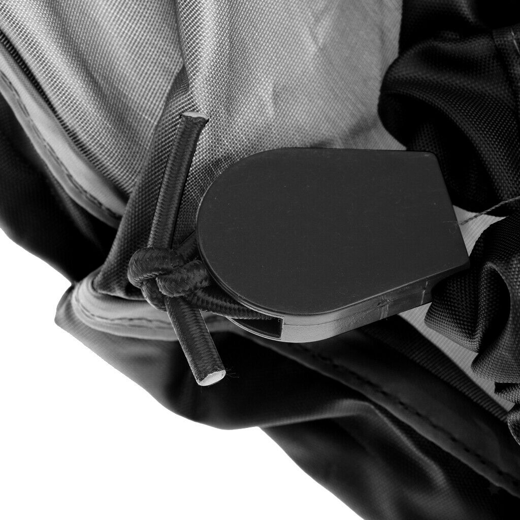Deluxe Black Nylon Adjustable Waterproof Kayak Cockpit Cover Accessories
