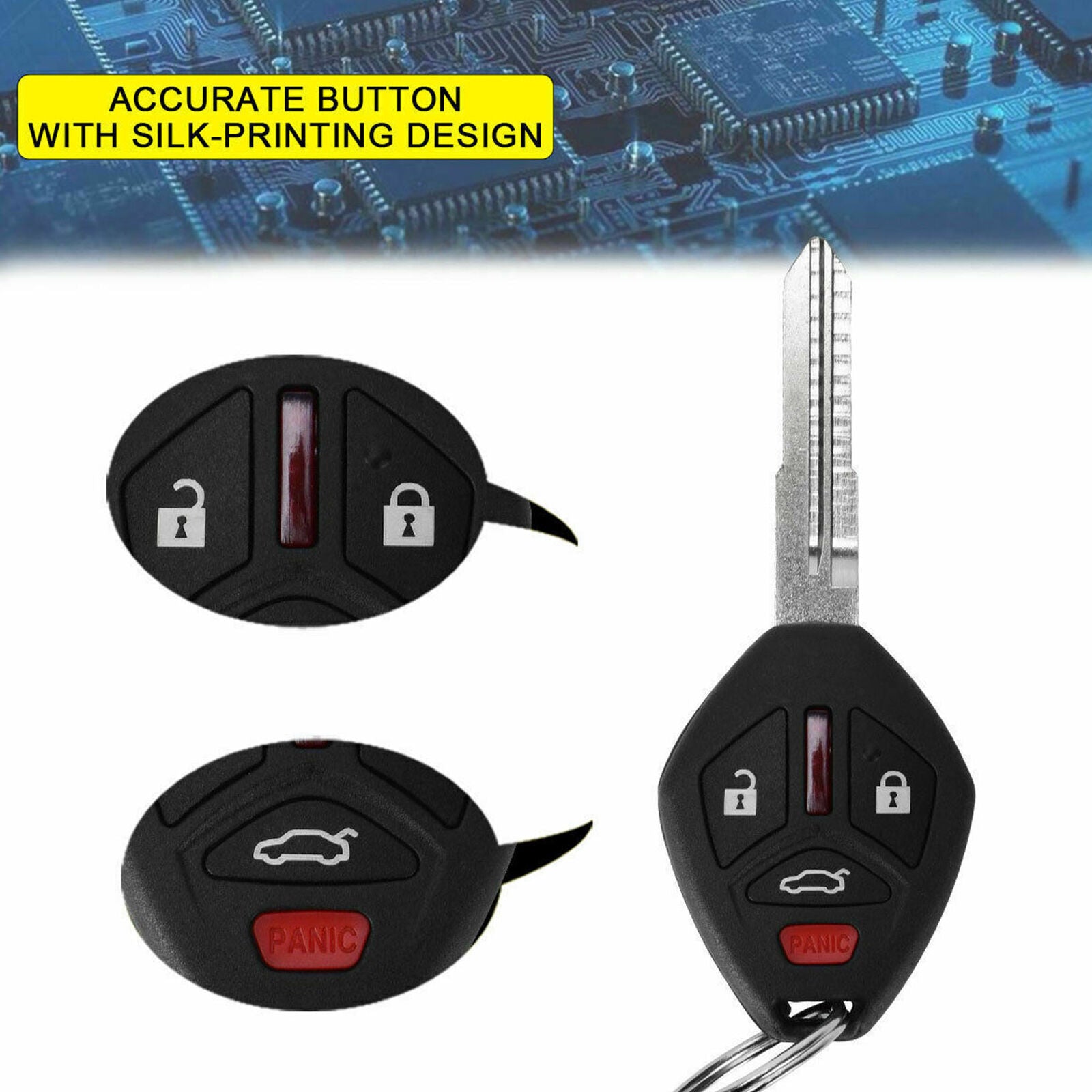 Replacement for 2006 2007 Mitsubishi Eclipse Key Fob Keyless Entry Car Remote