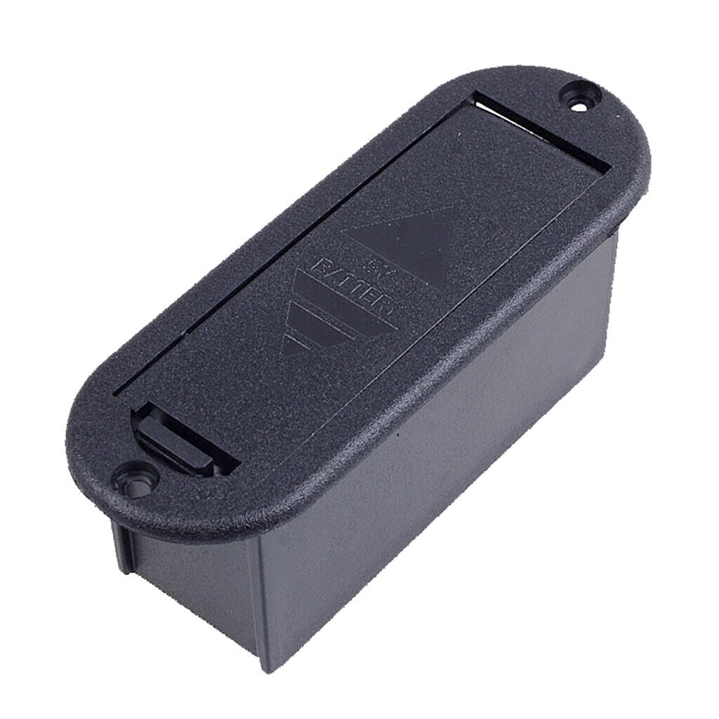 3 x 9v Battery Case Cover Compartment Box Holder for Guitar Bass Pickup Part