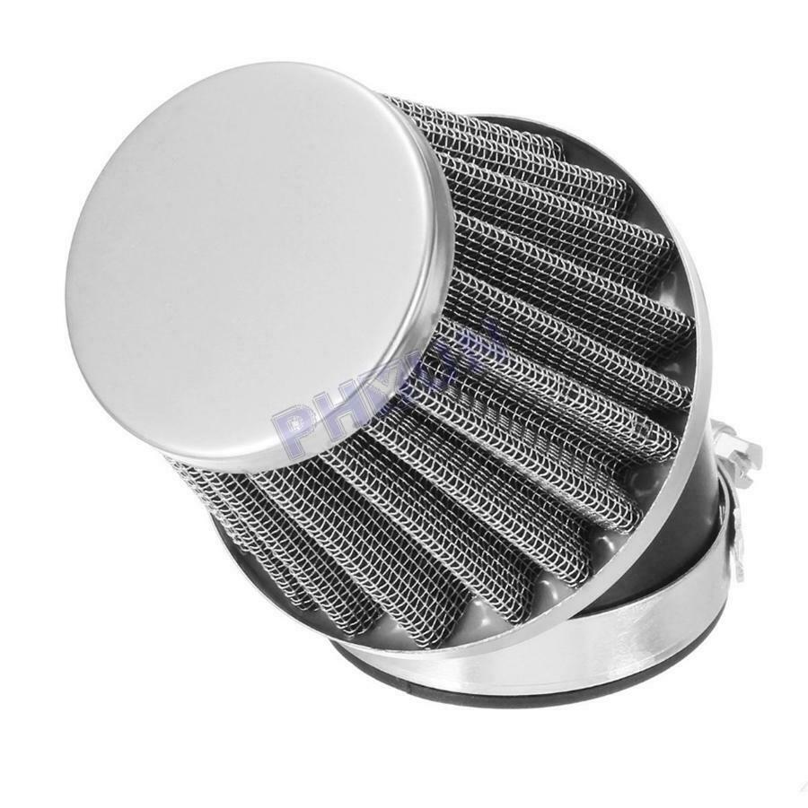 4x 42mm Air Filter Pod 45 Degree Bend Inlet For Motorcycle Scooter ATV Dirt Bike