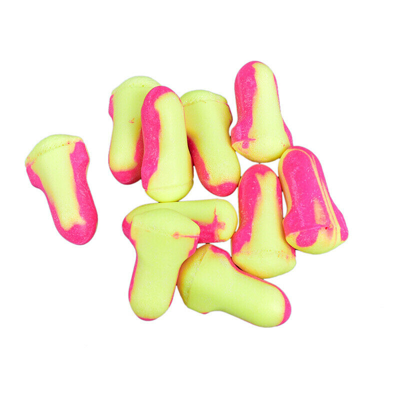 10Pairs Ear Plugs Foam Anti Noise Ear Plugs Ear Protectors Soundproof Earpl SJ