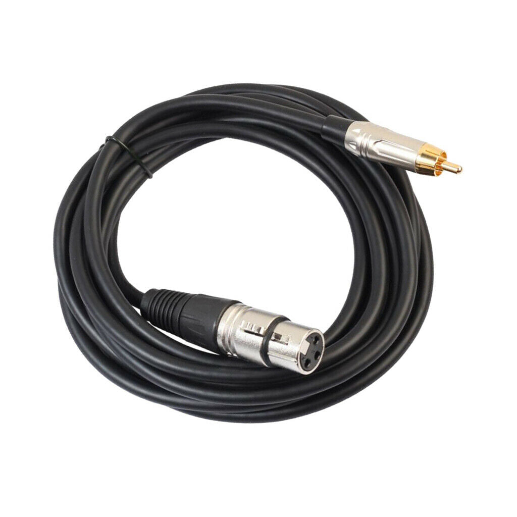 Audio Cable RCA Male to XLR Female Cord for Condenser Microphone 10 Meter