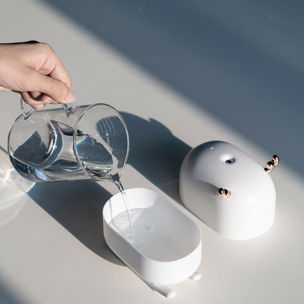 Deer USB Mini Humidifier Steamer with LED Night Light for Baby Kids Office