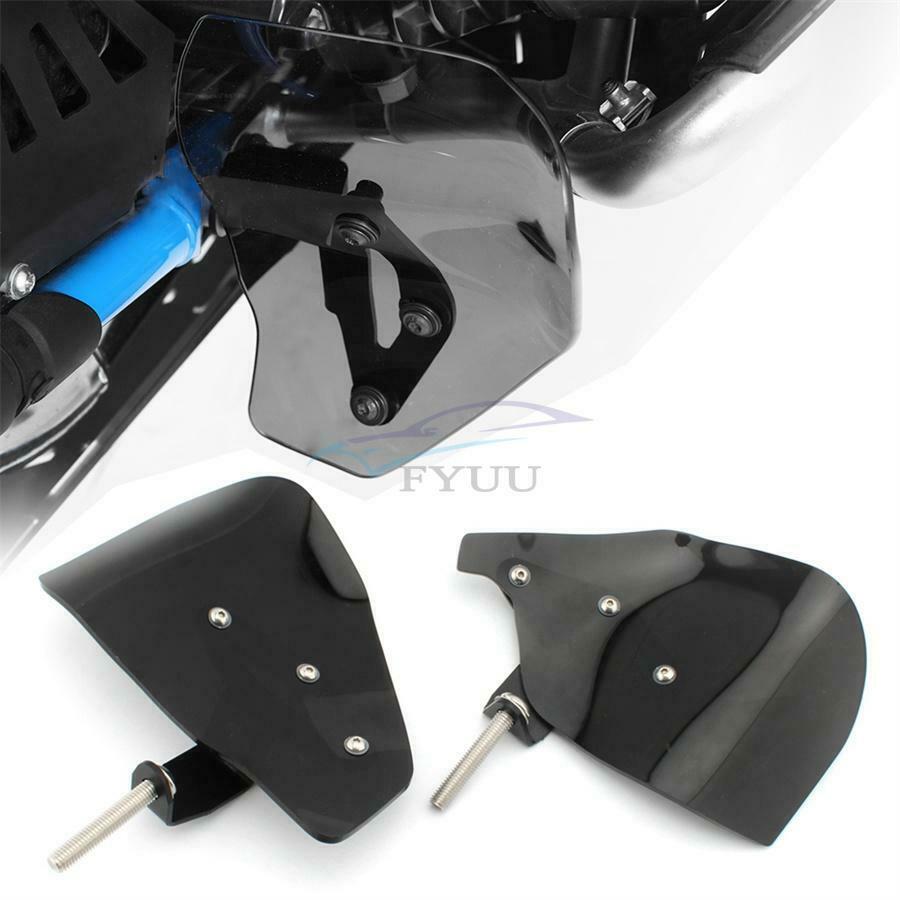 2 × Black ABS Motorcycle Feet Protectors For BMW R1200GS LC /Adventure 2013-2020