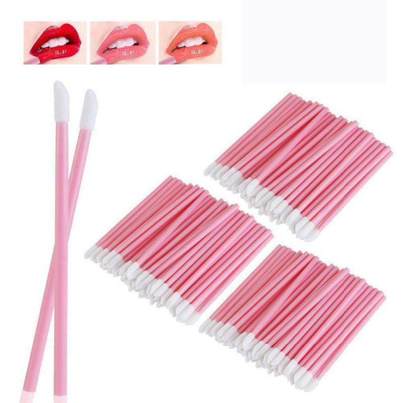 50pcs Disposable Lip Gloss Applicators Lipstick Wands Brush Makeup Tools Kits