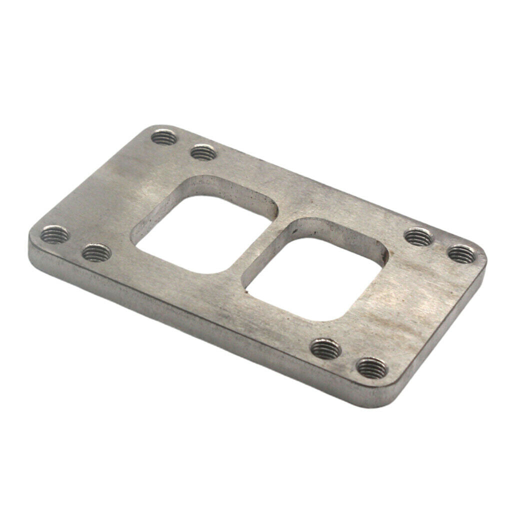 New Heavy Duty Turbo Flange Adapter For T6 To T4 Divided Exhaust 8 Holes