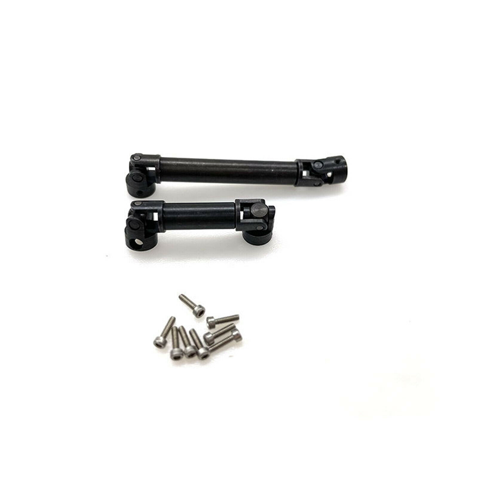 2pcs/set Metal Front Rear Drive Shafts for 1/24 Axial SCX24 90081 RC Car