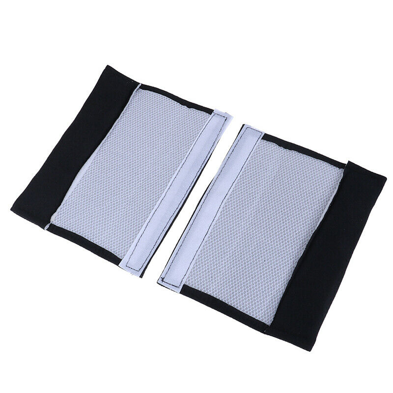 2 Pcs Black Car Seat Belt Shoulder Safety Pads Cover Comfortable Cushion Ad