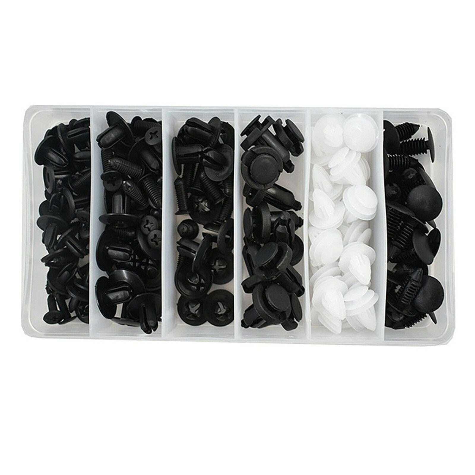 Universal Black Protective Clip For Automobile Tools With Storage Box 100PC
