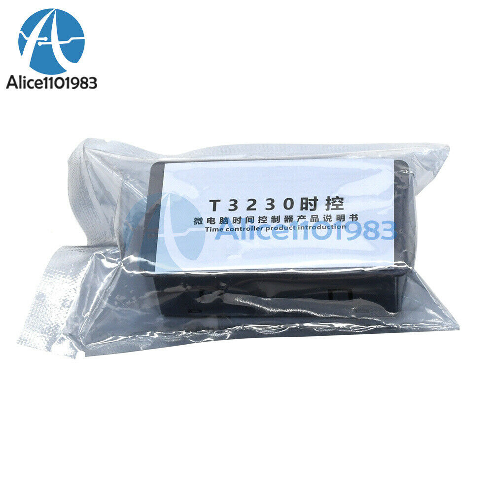 DC 12V AC 110-220V LED Dual Display Cycle Timing Delay Relay Module 0-999 Hours