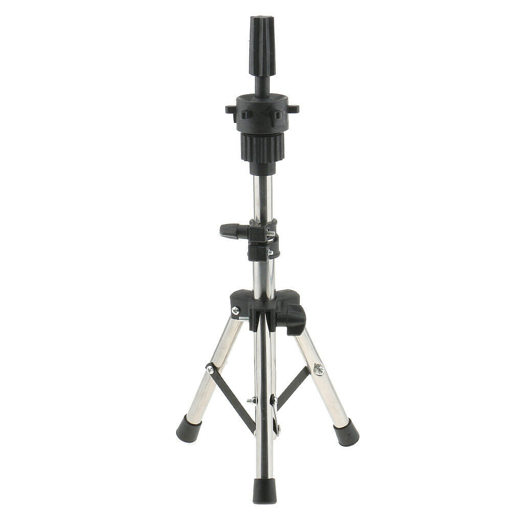 Metal Tripod Stand - Wig Head Stand Holder for Cosmetology Hairdressing Training