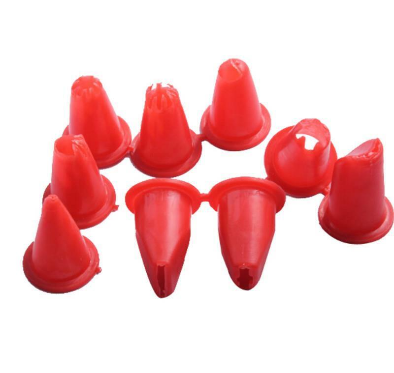 Icing Piping Adaptor, Bag,10 Nozzles Pastry Tips Set Cake Decorating Syrin.l8