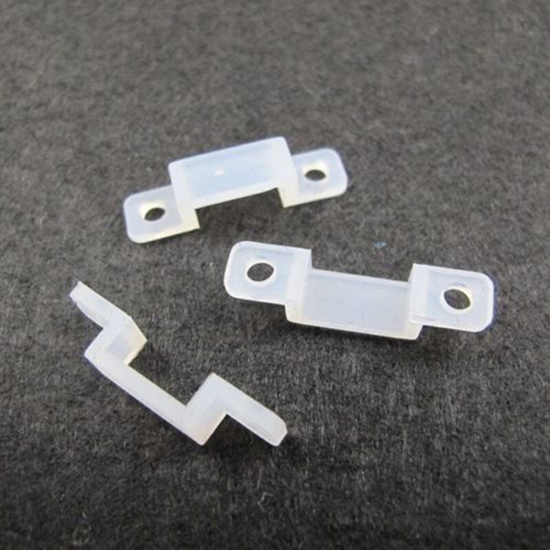 30PCS 12mm Silicon Clip for Fixing  5630 5050 RGB & Single Color LED Stri.l8