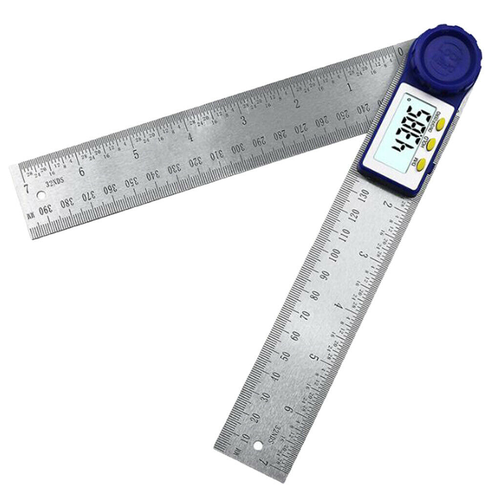 360° Digital Angle Finder Electronic Digital Protractor 217mm Stainless Steel