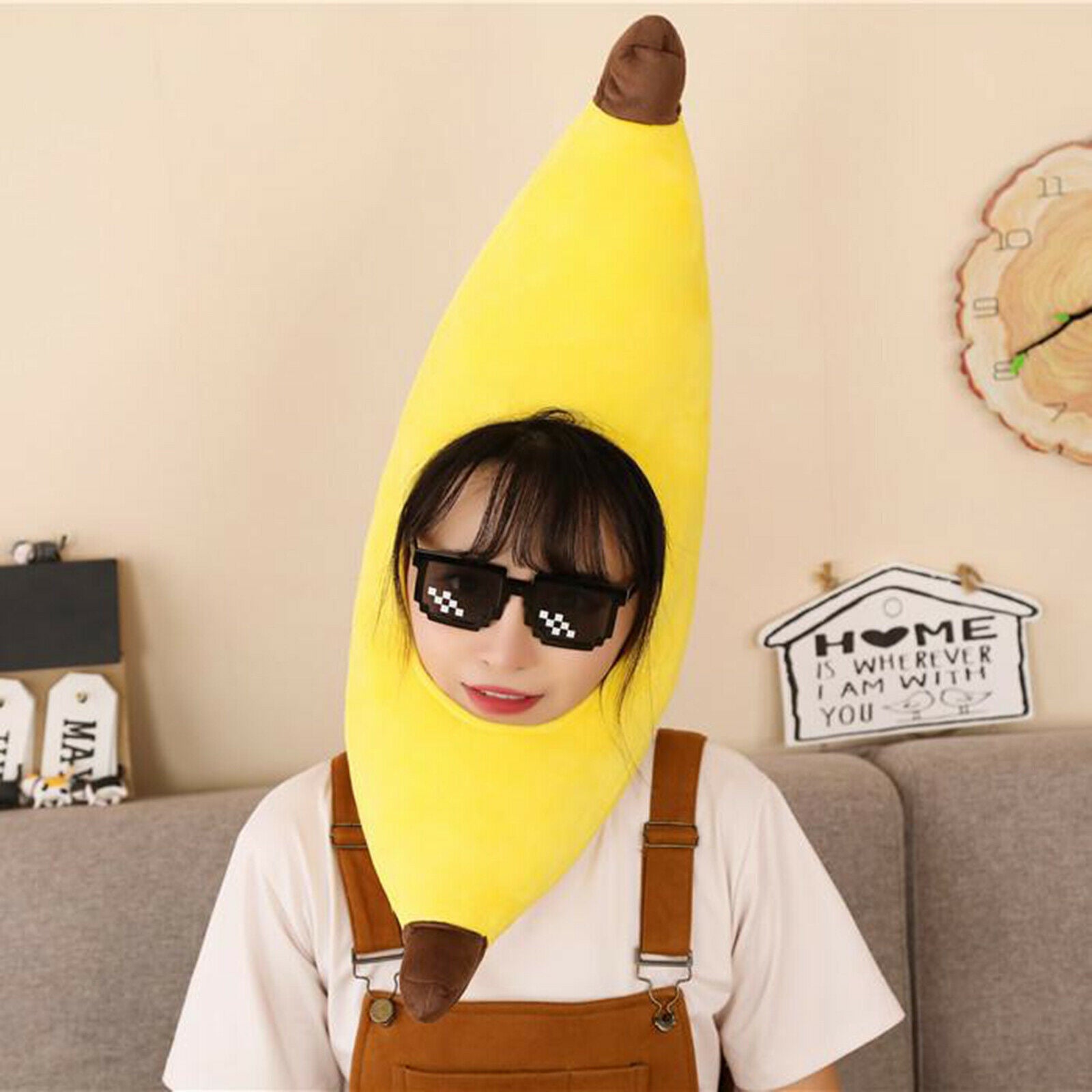Costume Caps Kids Funny Banana Hat Novelty Fancy Dress Party Decor Accessory