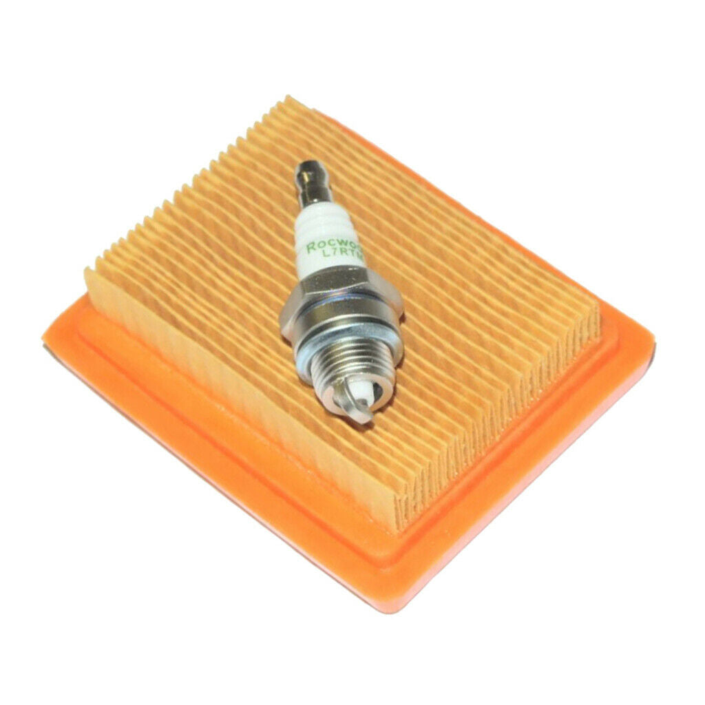 Brushcutter Air Filter Spark Plug Fits for Stihl FS120 FS200 FS250 SP451 SP481