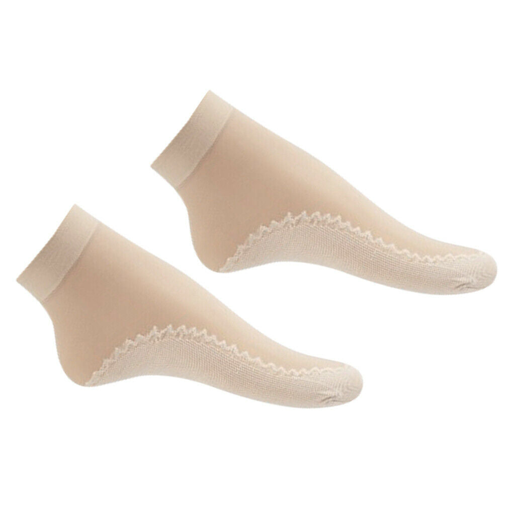 60pcs Lady Nylon Silk Summer Socks Ultrathin Anti-Slip Short Crew Socks