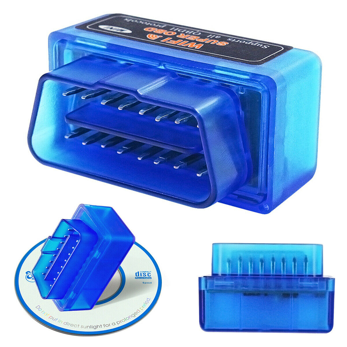 Wireless WIFI ELM327 V1.5 OBD2 Auto Car Scanner Tool For DOS/Windows/IOS/Android