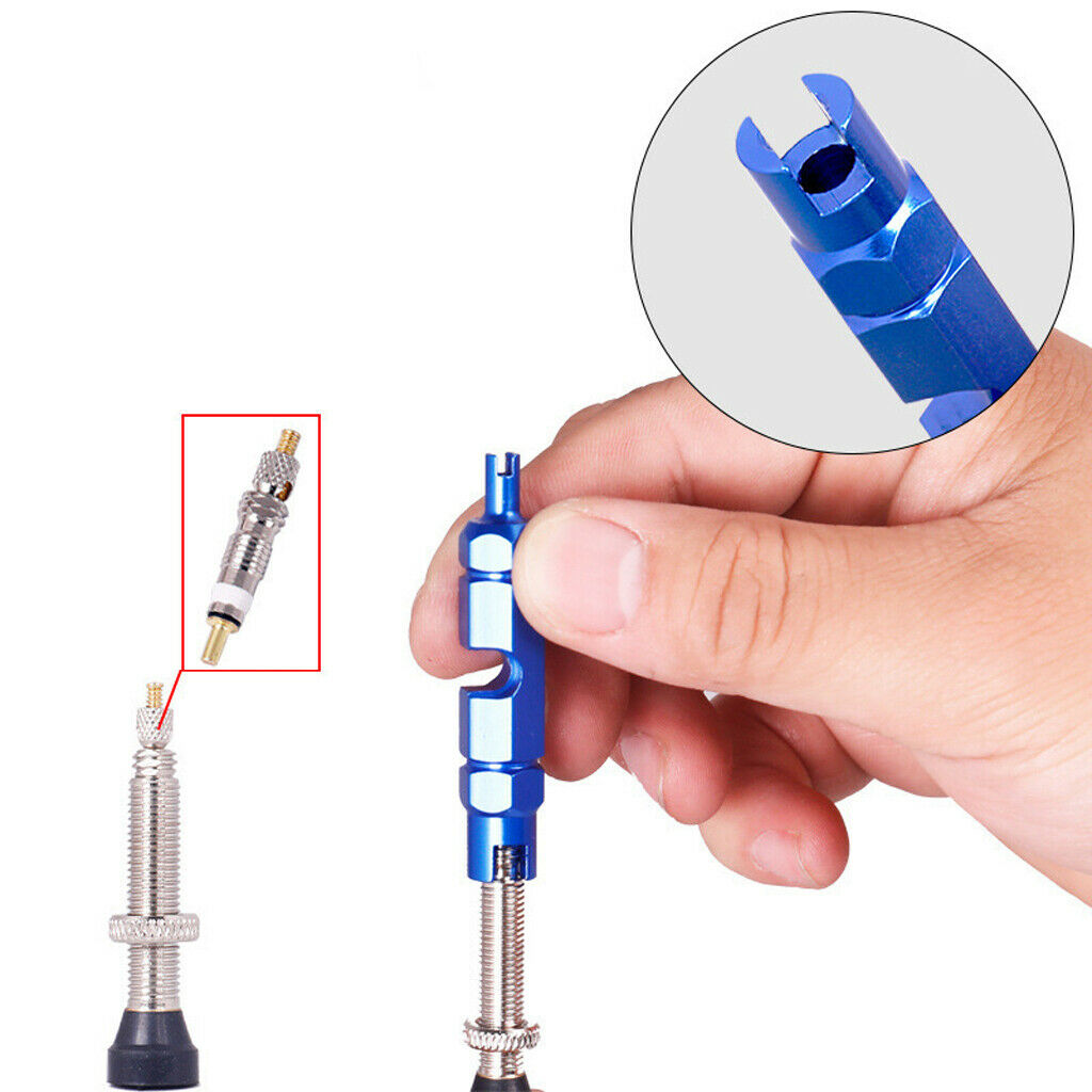 4 Multi-function Valve Core Remover Wrench Mountain Bike Accessories Black