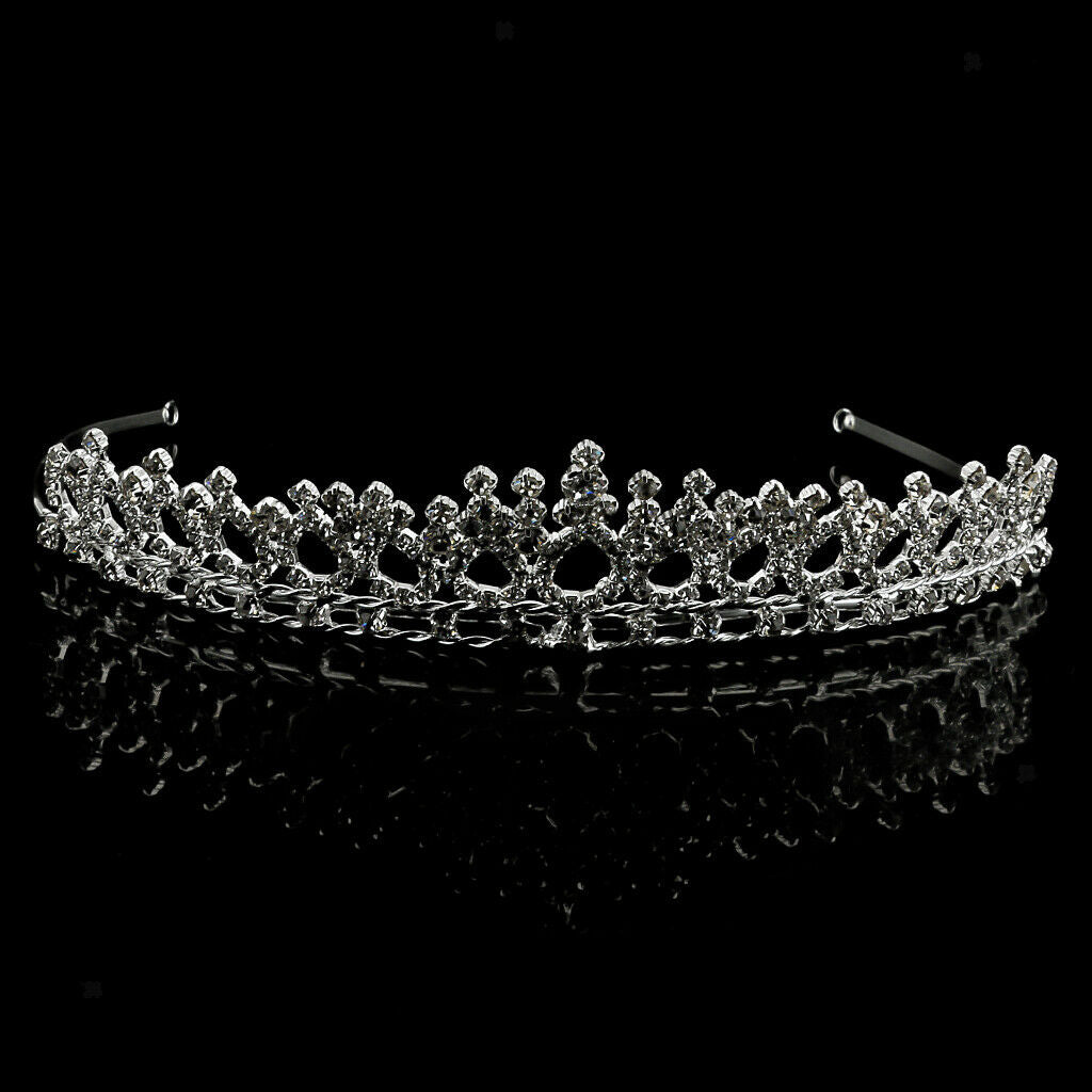 Crystal Rhinestone Wedding Party Bridal Headband Crown Tiara Hair Jewelry