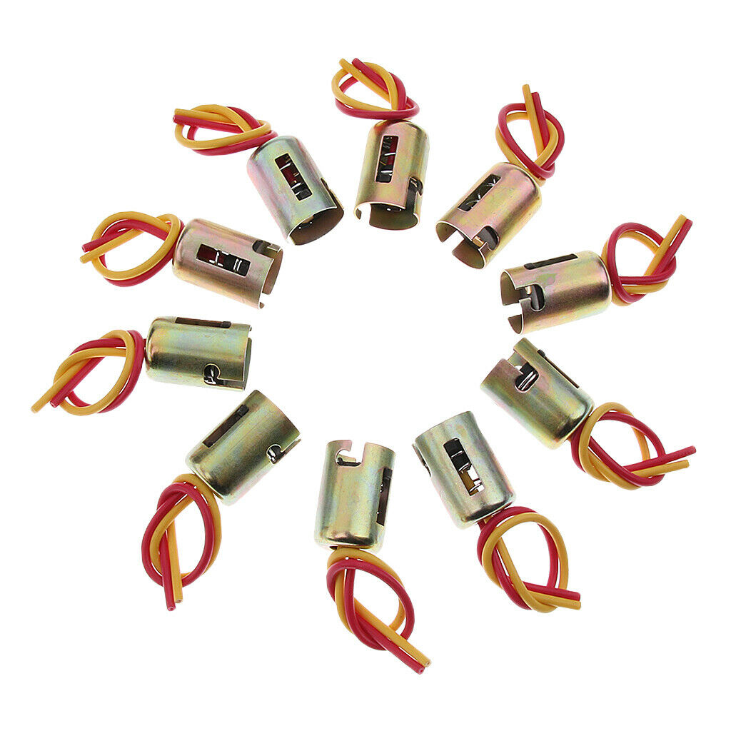 10PCS Replacement BAY15D LED Light Extension Wiring Harness Socket Connector