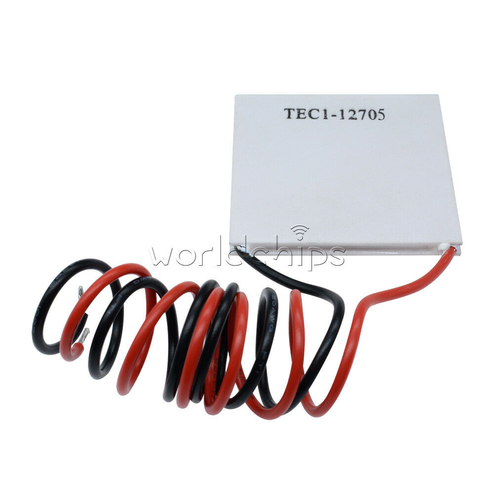 5pcs TEC1-12705 Heatsink Thermoelectric Cooler Cooling Peltier Plate Module top