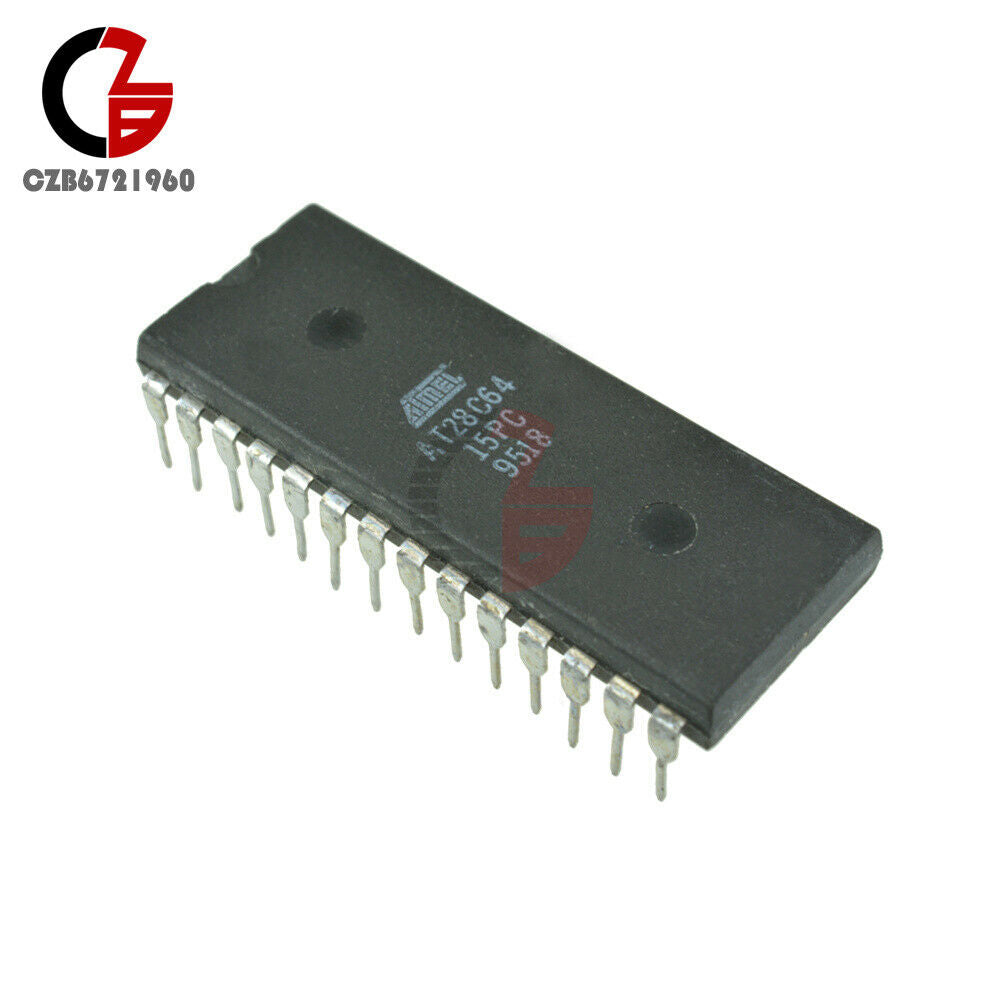 10PCS ATMEL AT28C64-15PC AT28C64-15PI DIP-28 Microcontroller IC