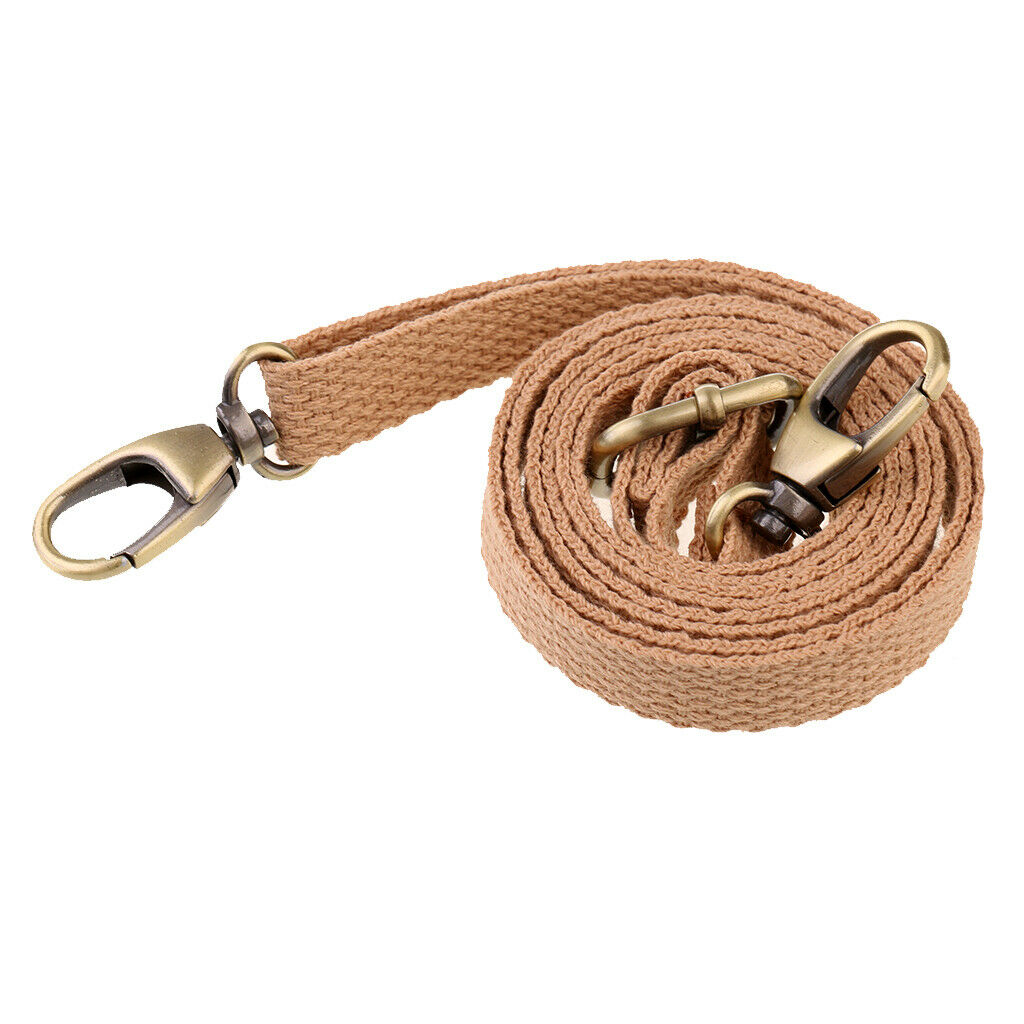 2x Adjustable Canvas School Students Shoulder Bag Strap Handle Replacements