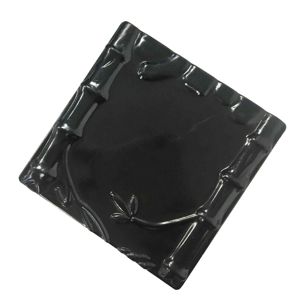 Melamine Cup Coaster Tableware Placemat Office Tea Set Accessories Black