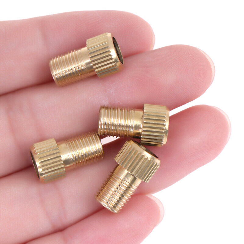 4x Presta to schrader valve adapter converter road bicycle cycle pump ^.l8