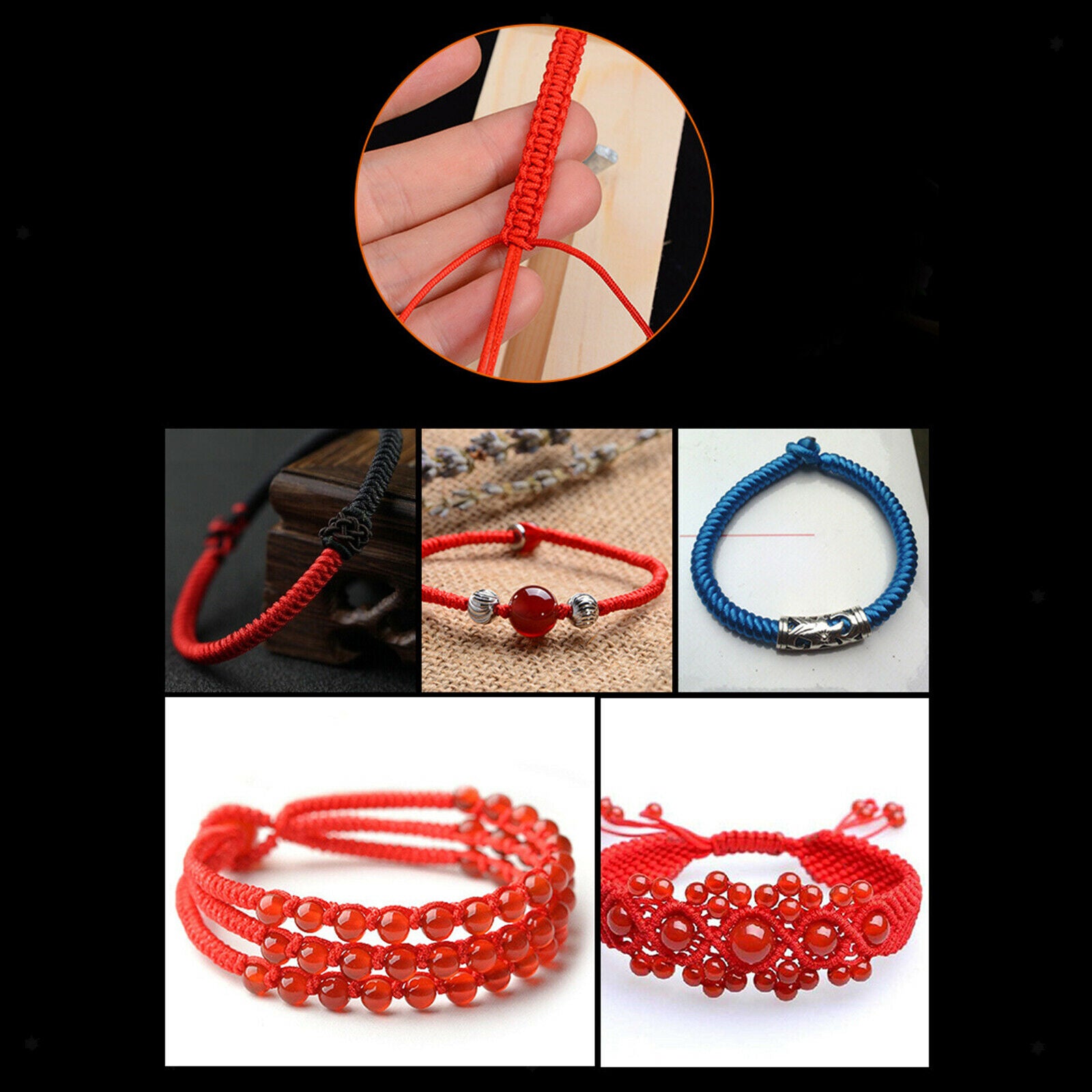 1PC Square Kumihimo Beading Cord Disc Board Square for Thread DIY Braiding