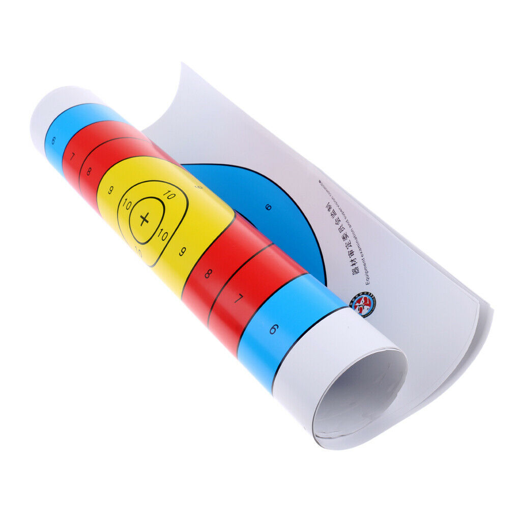 12x Archery Target Paper Hunting Practicing Shooting Target Sheets 40x40cm