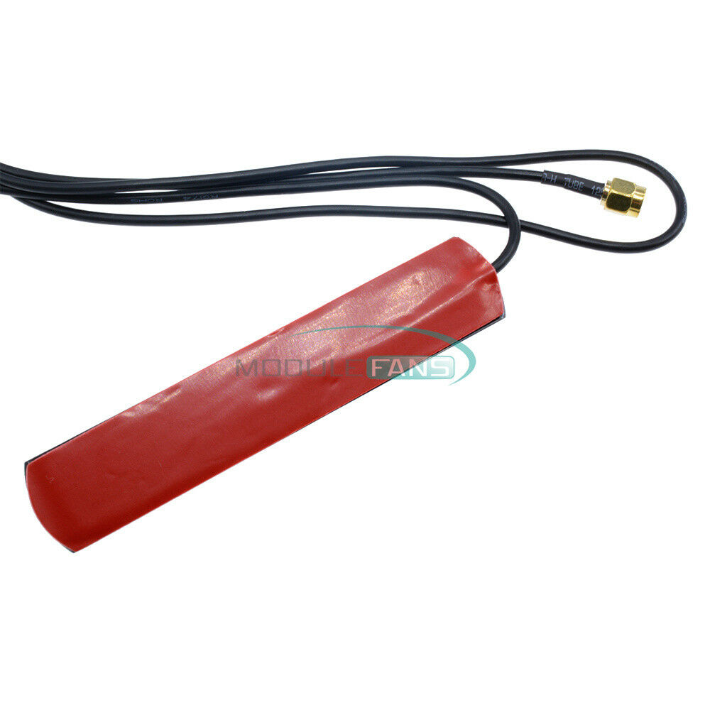 433 Mhz Cable GSM GPRS Antenna  90° 2.5dbi SMA Male Universal DAB Patch Aerial
