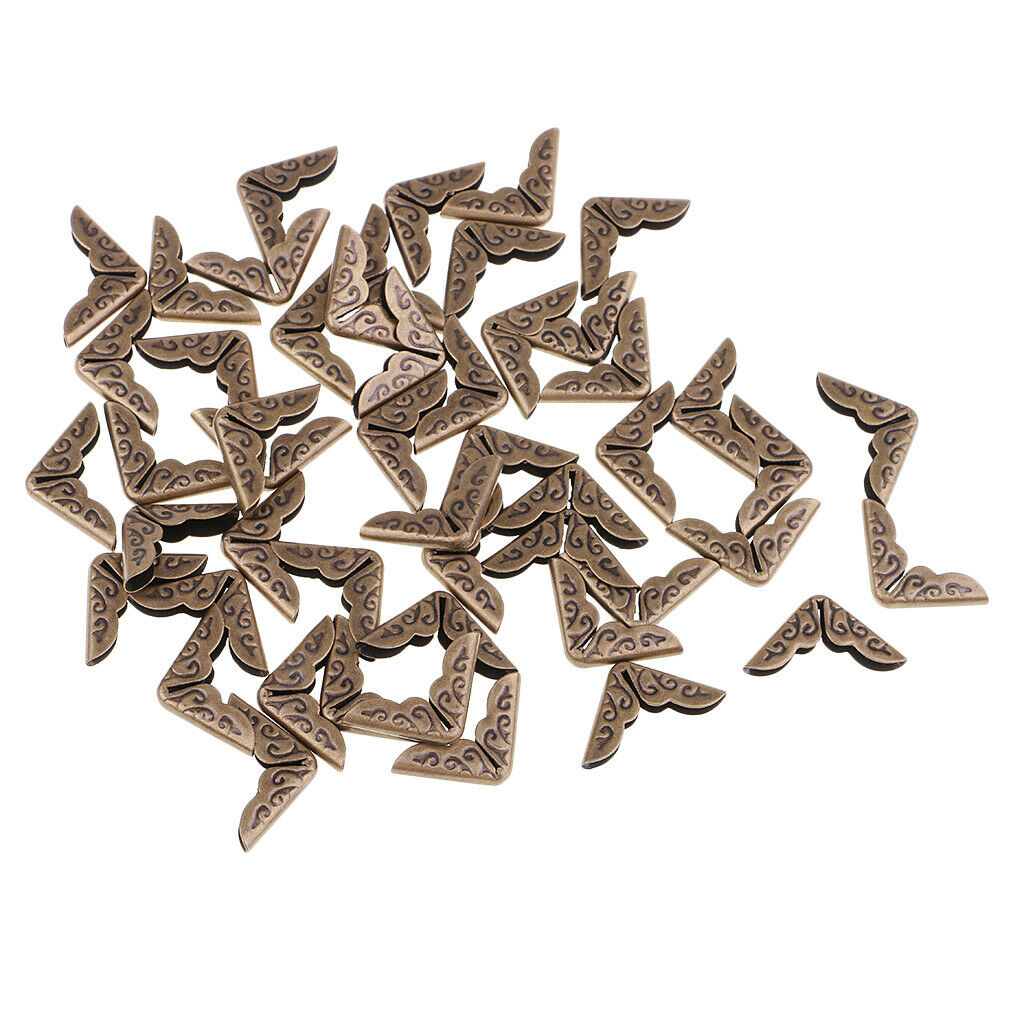 100pcs Metal Corner Protectors Photo Frame Corner Furniture Corner Protector