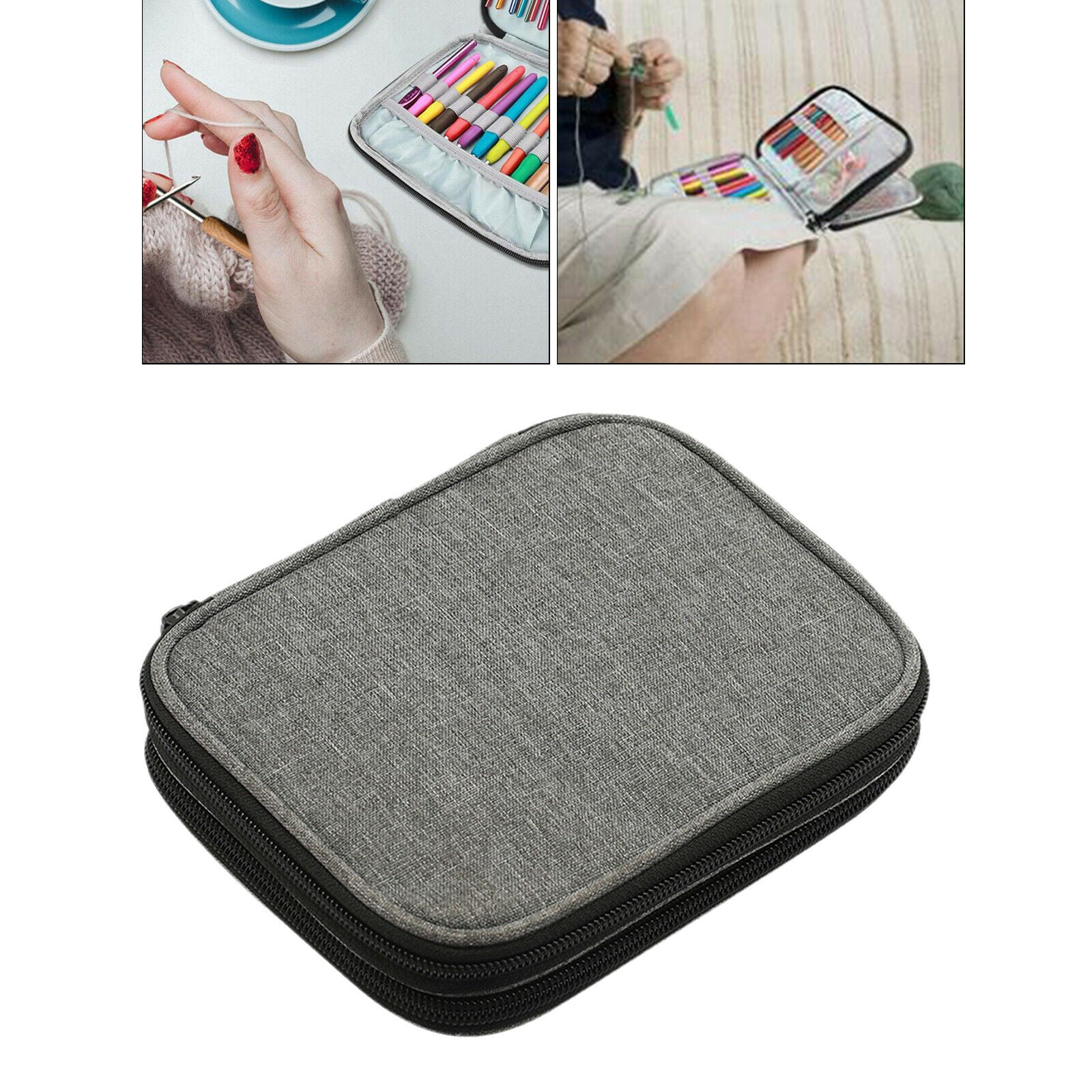 Travel Needles Bag Storage Organizer Case for Knitting Sewing Tools Hook