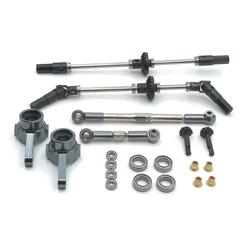 Upgrade Steel Gear Front & Rear Bridge Axle Gear Stee Cup Kit for MN D90 D91 MK8