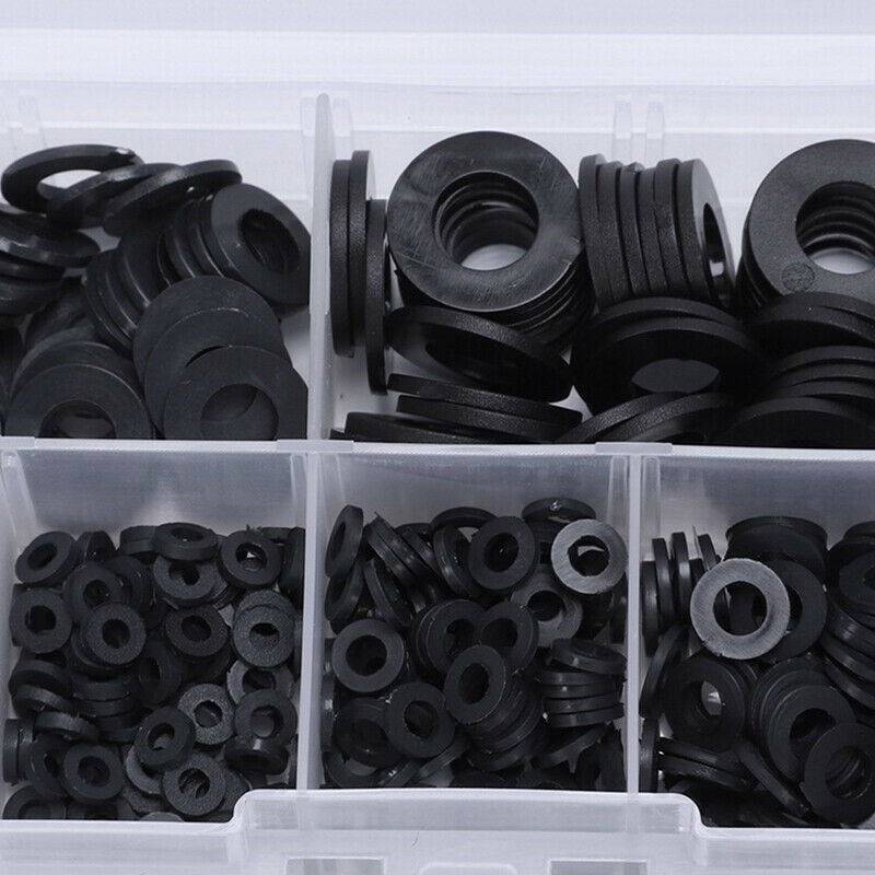 500Pcs M2 M2.5 M3 M4 M5 M6 M8 M10 Plastic Nylon Washer Flat Washer Gasket R SJ