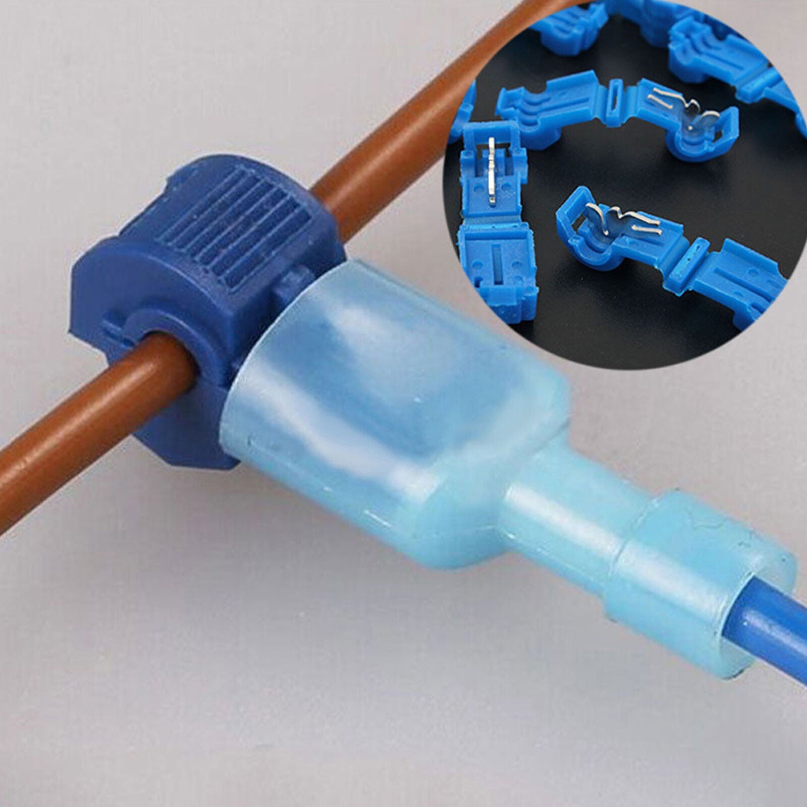 50Pcs Car Quick Splice Lock Wire Crimp Terminal & Electric Cable Connector