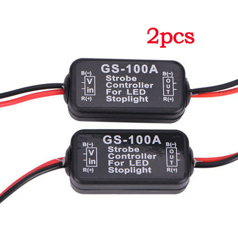 12V GS-100A Car SUV Truck LED Brake Stop Light Strobe Controller Flasher Module