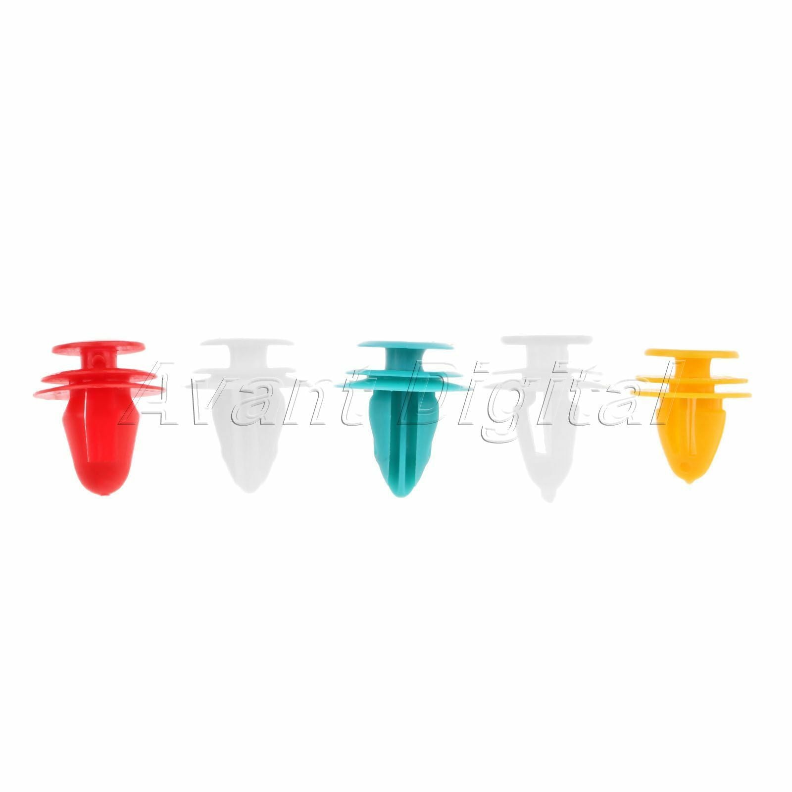 200X Car Auto Clips  Fastener Mixed Door Auto Rivets Fastener Rivet Bumper Nylon