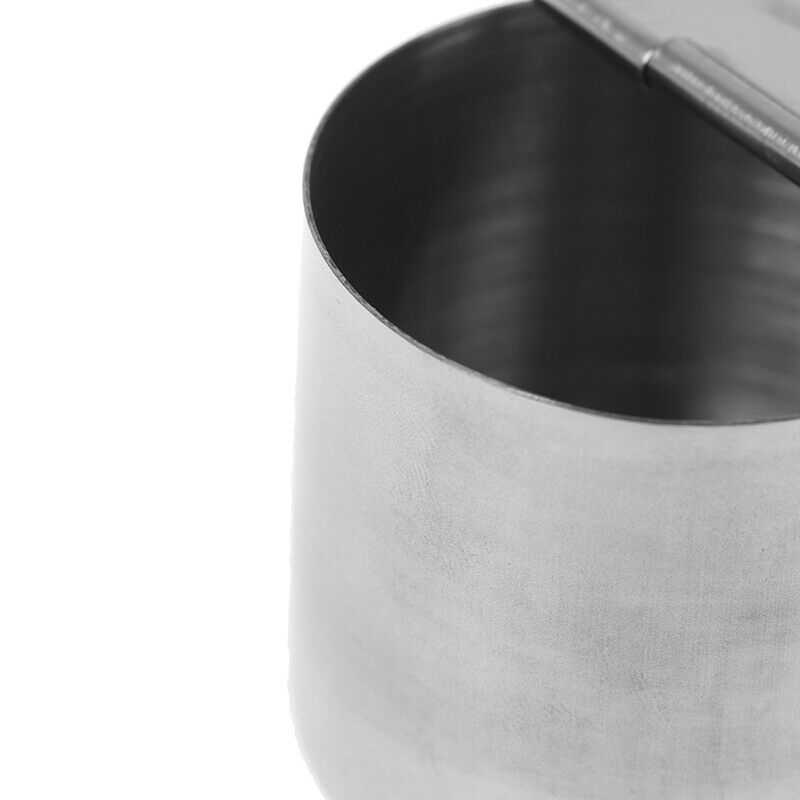 5*5cm Stainless Steel Dental Cotton Tank Alcohol Disinfection Jar Half ClamDEAU