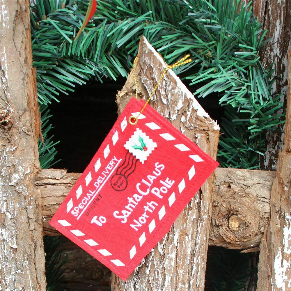 DIY Crafts Xmas Decor Hanging Ornaments Santa Claus Envelope Chirstmas Ornament