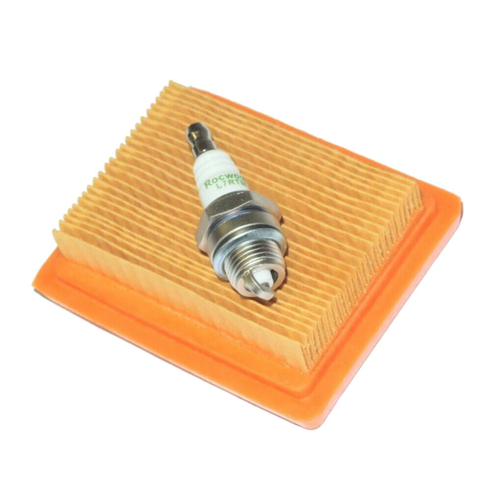 2x Air Filter Spark Plug for Stihl FS120 FS200 FS250 BT120 FR350 HT250 MM55