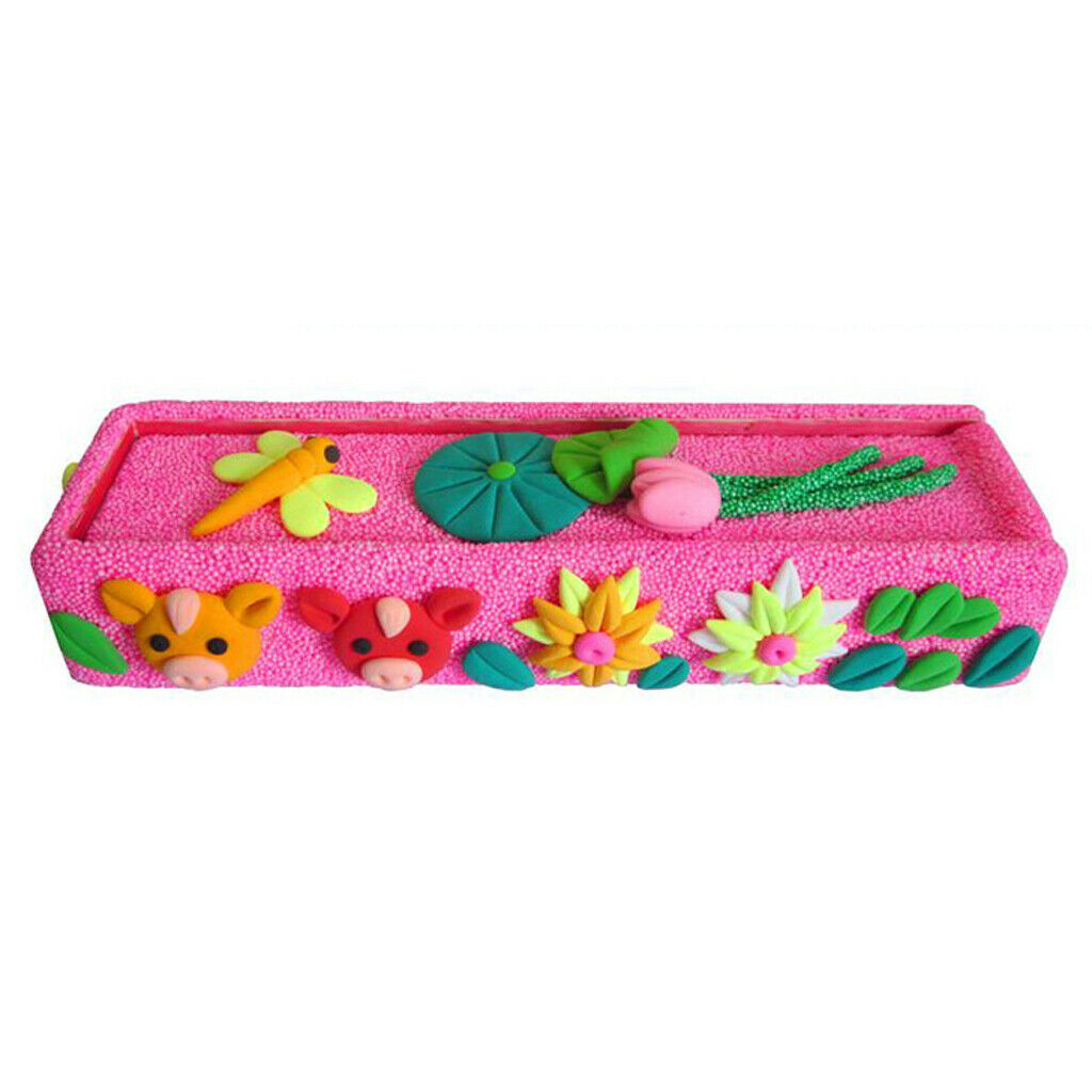 Prettyia Wooden Unfinished Jewelry Box for Kid's DIY Craft Rectangle Shape