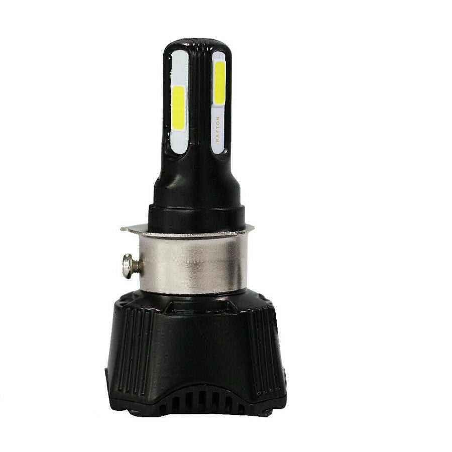 40W 4 COB 4400LM Motorcycle Headlight LED Bulb H4 HS1 H6 Hi/Lo Beam Fog DRL Lamp