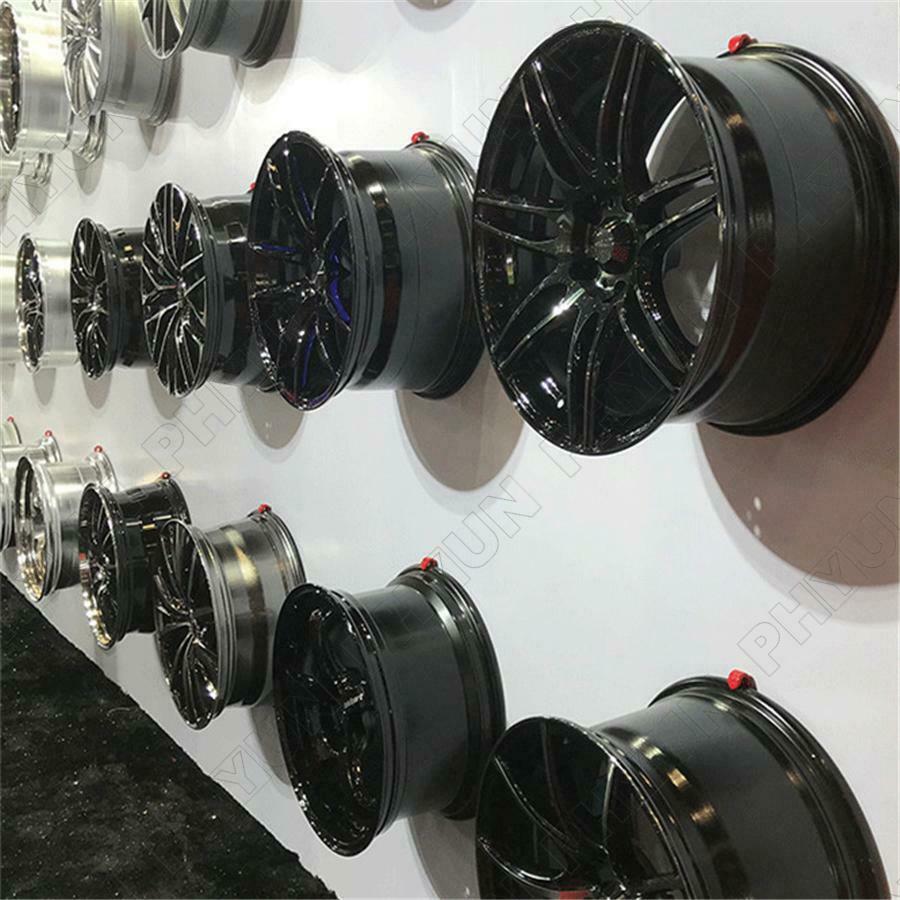 4x Tire Wheel RIM Hub Hook Wheel Shop Display Stand Rack w/ Expansion Screws