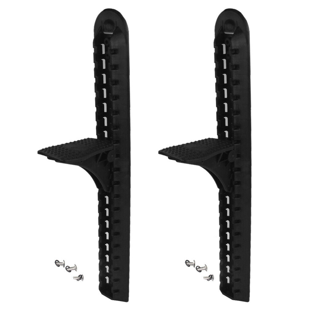 2pcs 46cm Durable Fishing Boat Kayak Foot Brace Pedal Kit with   Lock