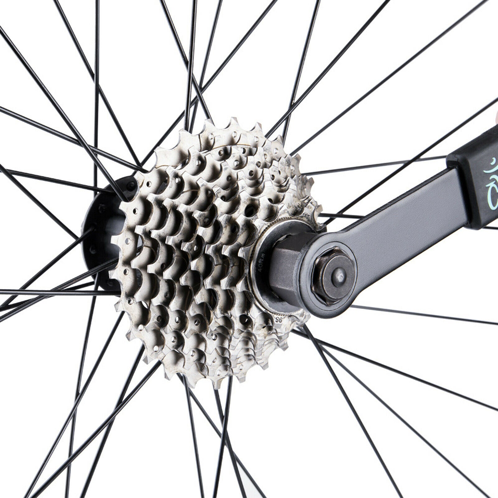 Bicycle Cassette Removal Tool Remover Bike Repair Tool with Center Guide Pin