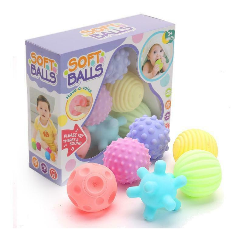 Textured Multi-ball Suit, Tactile Sensory Ball, Baby Grip Ball, Sensory Ball